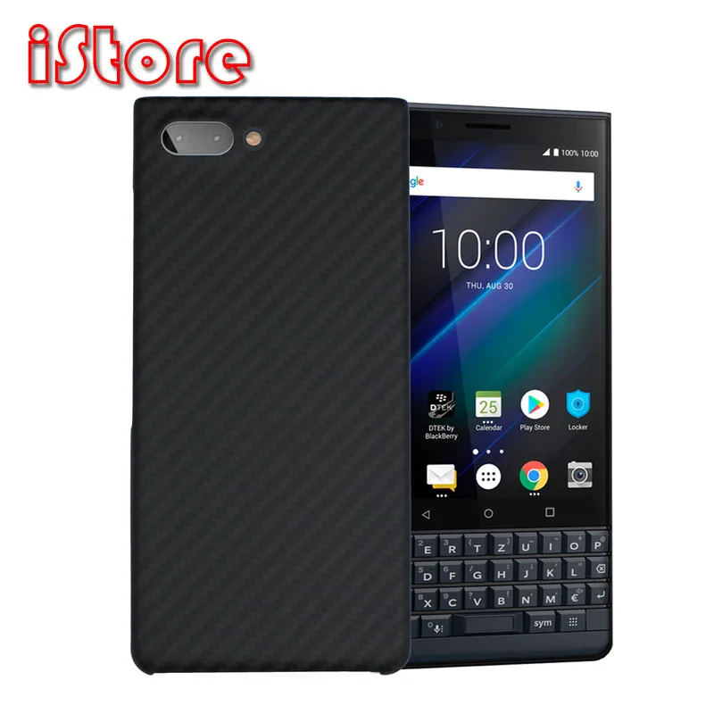 Углеродного волокна чехол для телефона blackberry key2 keytwo тонкий и светильник атрибуты
