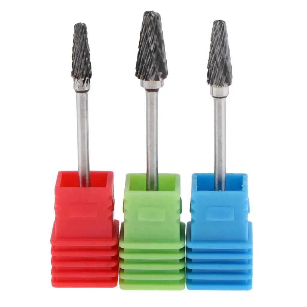 Pedicure Tools for Manicure with 3/32 Inch Electric Rotary Tip - 3 Pieces | Красота и здоровье