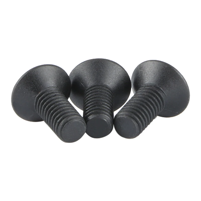 Винты с потайной головкой M3 M4 50 шт. нейлоновые черного цвета пластиковые