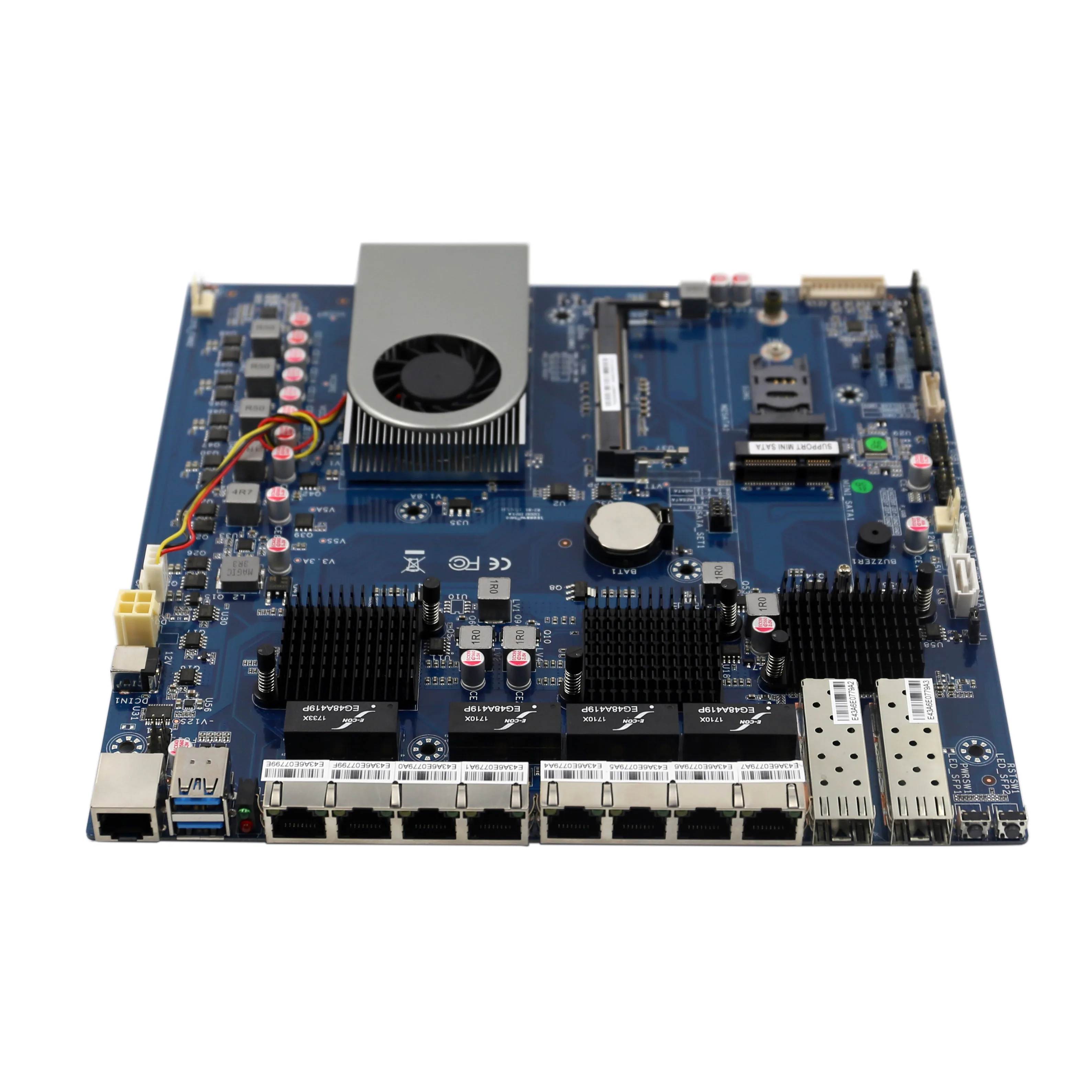Материнская плата HCIPC M508 LAN-HC3855UT-8LSFP-2L C3855U брандмауэр ITX | Компьютеры и офис