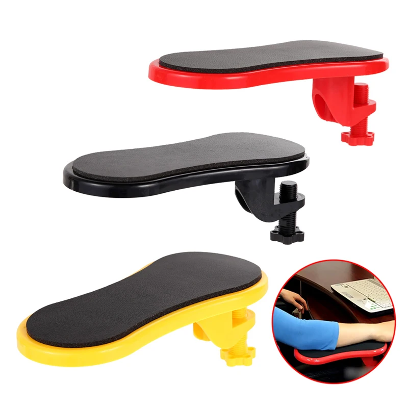 Прикрепляемые Подлокотник Коврик для мыши стол компьютерный Arm Поддержка Мышь