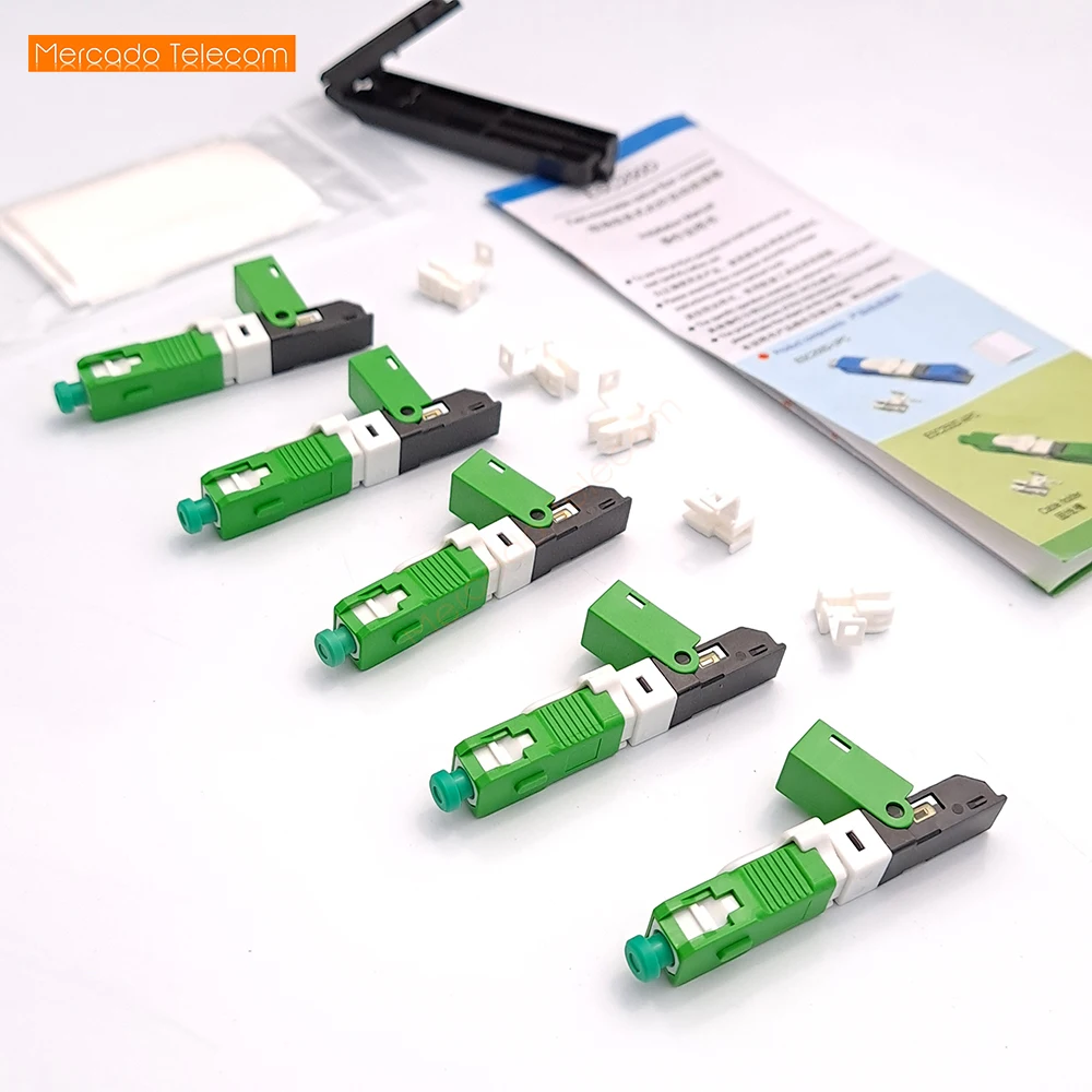 Оптовая продажа FTTH ESC250D APC UPC одномодовый волоконно-оптический разъем SC быстрая