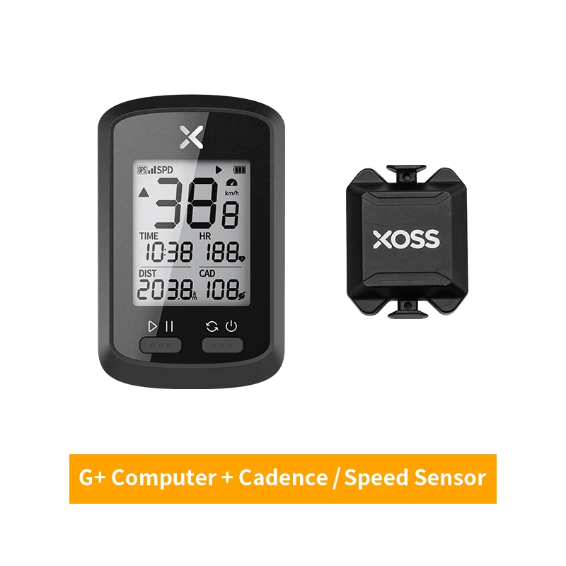XOSS велосипедный компьютер, скорость и частота вращения муравья+ Bluetooth велосипед двойной датчик для Strava Garmin iGPSPORT Bryton - Цвет: 1pcs G plus Computer