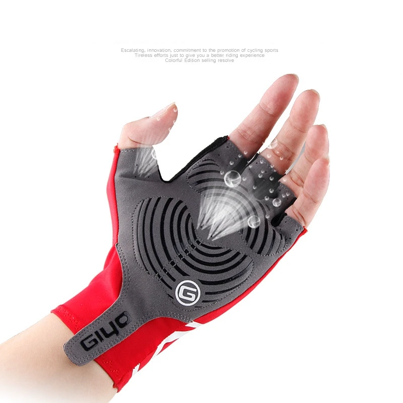 

GIYO S-02 Summer Road Bicycle Antiskid Cycling Outdoor Sport Glove Bike Half Finger Breathable Shock Absorbing Gloves