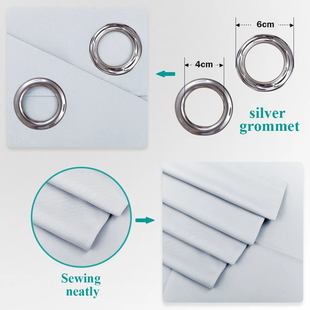 Шторы светонепроницаемые однотонные 100% полиэстер 1 панель|thermal insulated blackout