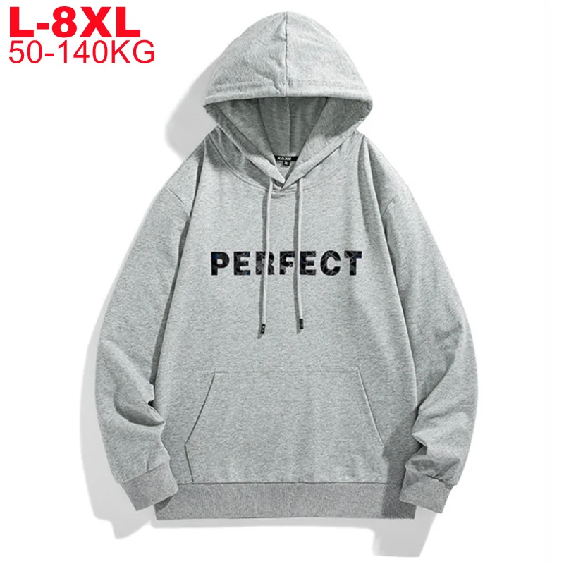 

Толстовка мужская с капюшоном, свитшот, худи, большие размеры 8xl 7xl 6xl, ранняя модель, Свитшот в стиле Харадзюку, пуловер в стиле хип-хоп, больш...