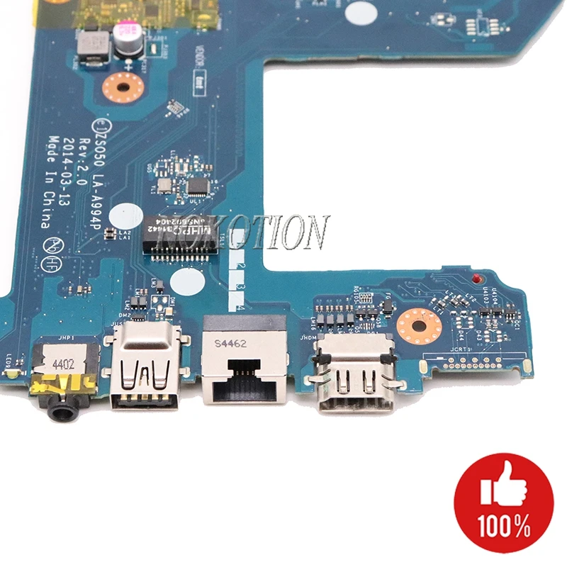 NOKOTION ZSO50 LA-A994P 788289-001 788289-501 основная плата для HP Pavilion 15-R Материнская плата ноутбука N2840 Процессор