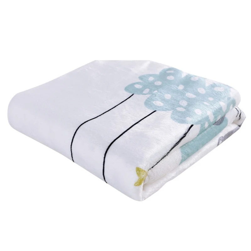 Manta de franela suave para beb&eacute;, pa&ntilde;o de fondo de dibujos animados, registro mensual de crecimiento, Milestone, accesorios de fotograf&iacute;a para reci&eacute;n nacidos-2
