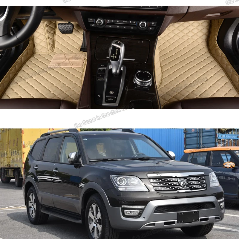 Lsrtw2017 кожаные автомобильные коврики для Kia Mohave Borrego аксессуары 2009 2018 2010 2011 2012 2013 2014