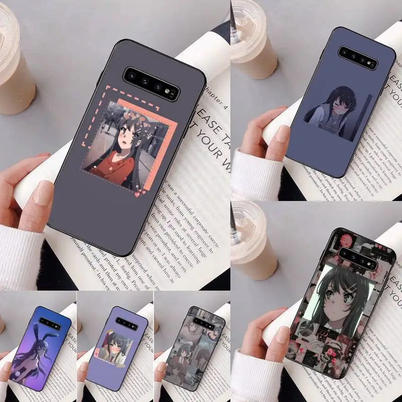

Sakurajima Mai Anime Phone Case For Samsung Galaxy A50 A30 A71 A40 S10E A60 A50s A30s Note 8 9 S10 Plus S10 S20 S8