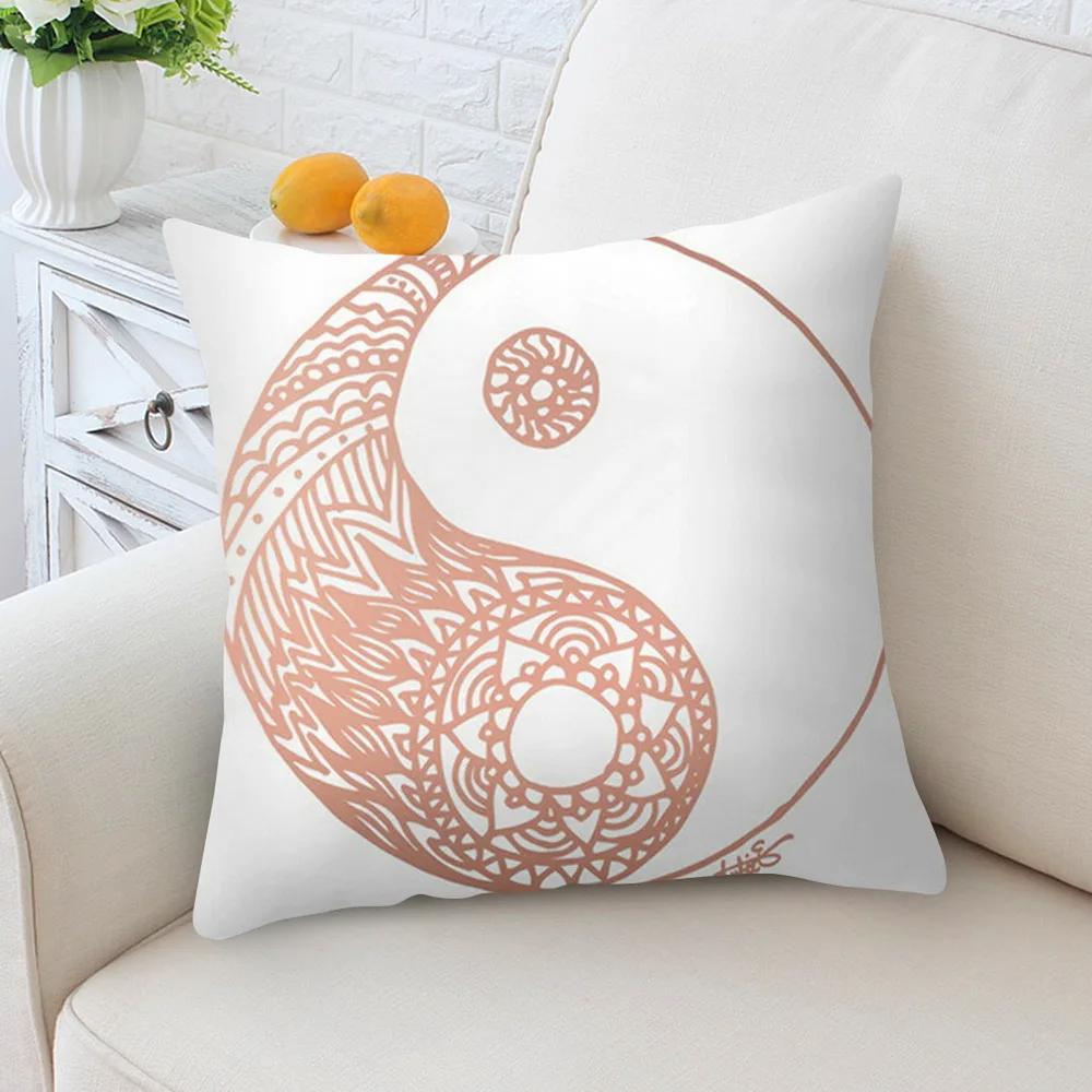 Чехол для подушки из розового золота с геометрическим ананасом блестящая