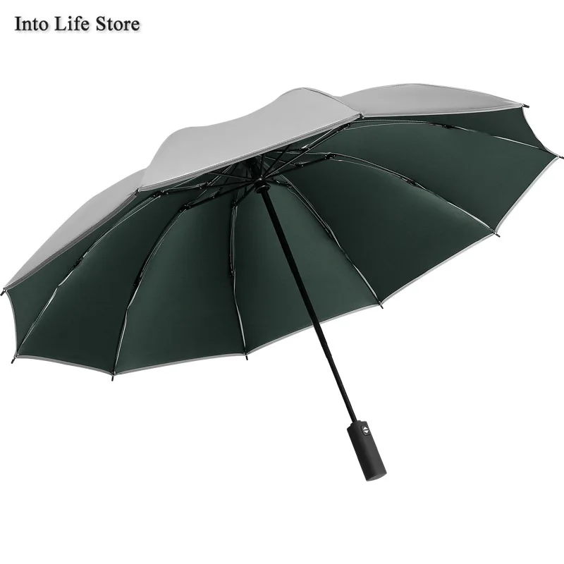 

Automatic Sun Umbrella Rain Women Reverse Beach Umbrella Folding Windproof Clear Umbrellas Ten Bone Men Business Gift Ideas