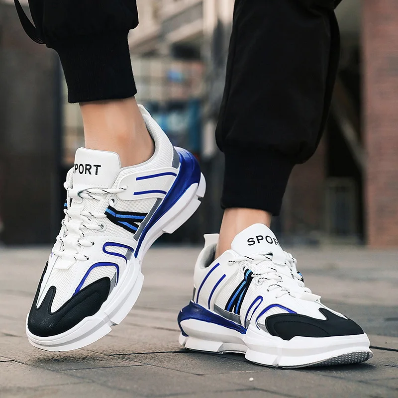 Новинка 2020 мужская повседневная обувь уличная спортивная для бега стильные