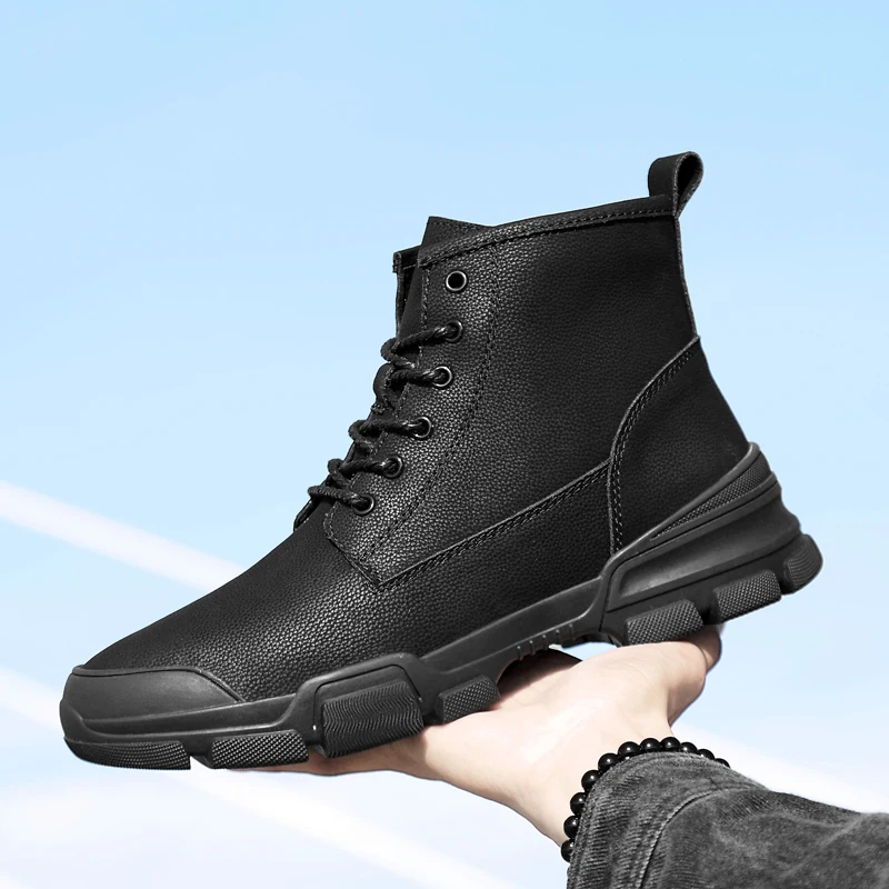 

Men Casual Men Casual Shoes Leather Causal For Hot Sneakers Black Flat Men's 2020 Fashion Sneaker Man Shoe Mens