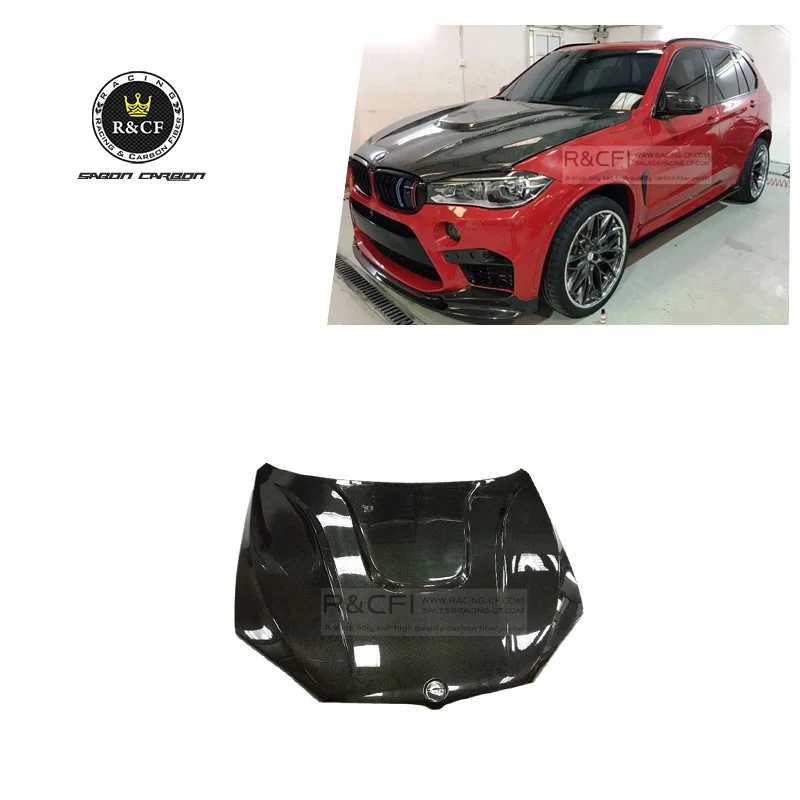 Капот из углеродного волокна F15 F16 F85 X5M F86 X6M // стильный капот HM для BMW | Автомобили и