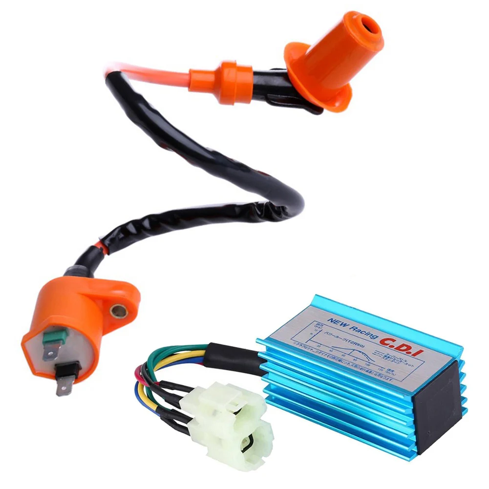 Гоночная Производительность CDI + катушка зажигания подходит для GY6 50cc 125cc и 150cc 139QMB
