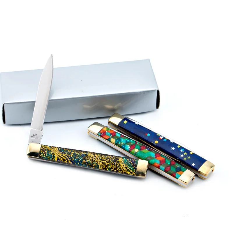 1 шт. многофункциональный нож с полимерной ручкой геометрическим узором | Дом и