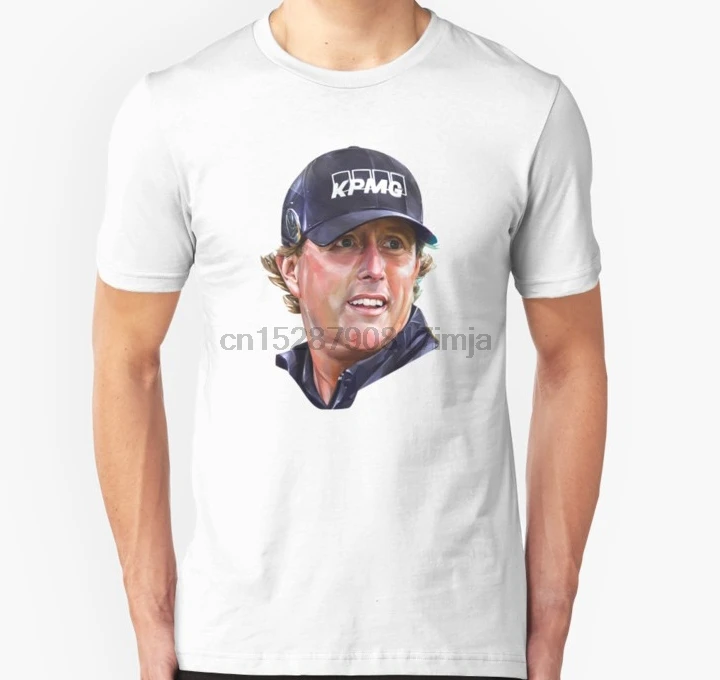 Мужская футболка Фил миккельсон унисекс wo тройники топ|Мужские футболки| |