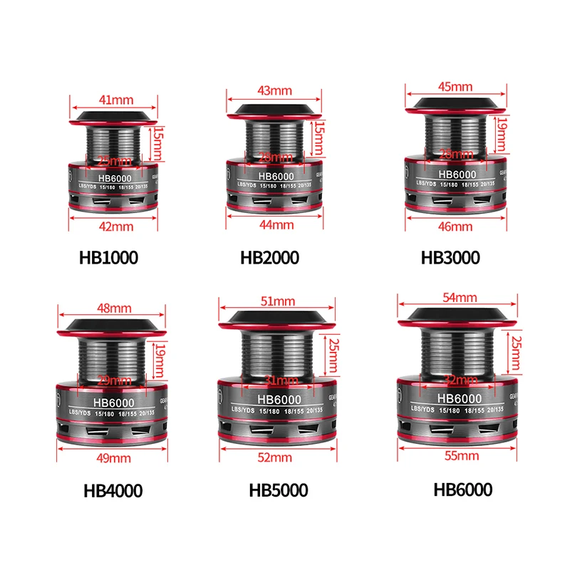 

Fishing Reel All Metal Spool Spinning Reel 8KG Max Drag Stainless Steel Handle Line Spool Saltwater Fishing Accessories