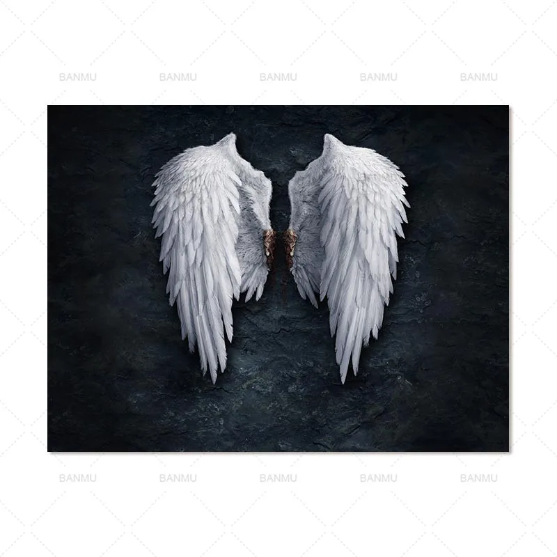 

Wall art art print on canvas painting Wing posters and prints the powerful wing home decoration painting Picture No Frame