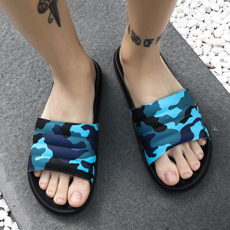 Пляжная водонепроницаемая обувь для мужчин Летние сандалии с вырезами