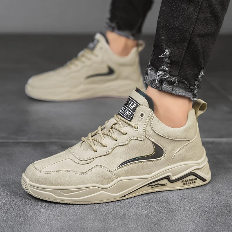 SALUDAS Men Sneakers Men Casual Shoes Fashion Pure Color Lightweight Walking Flats Soft Breathable Brand Men Running Shoes