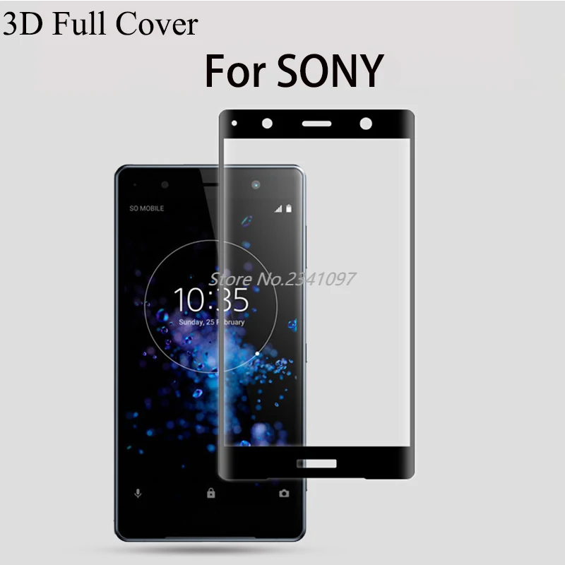 3D закаленное стекло для Sony Xperia XA XA1 XA2 Ultra Plus X XP XZ XZ2 XZS XZ1 Compact премиум изогнутое