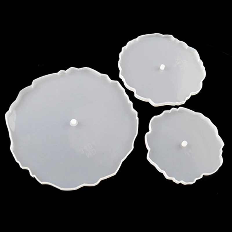 

3 Layers Fruits Trays Dishes Resin Casting Silicone Mold Cake Stand Agate DIY Decoration RERI889