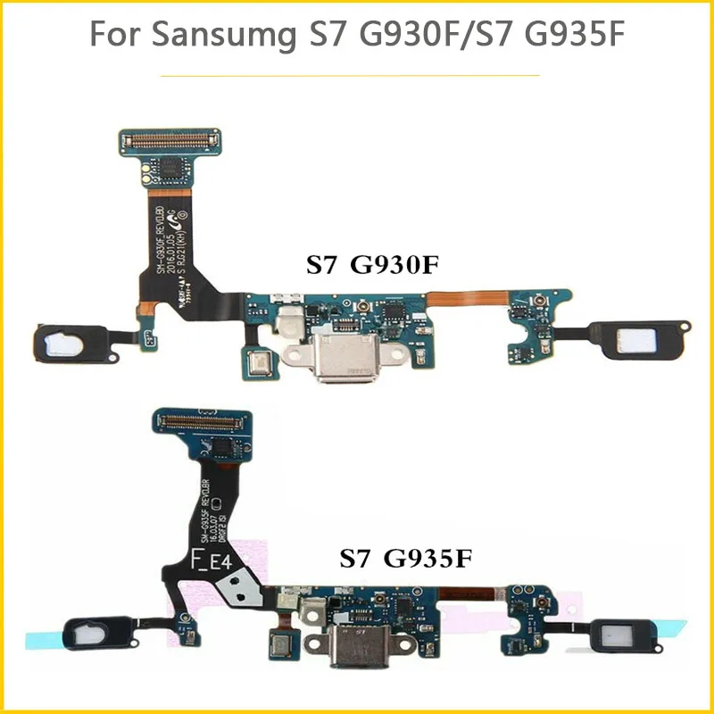 Новый гибкий кабель для зарядки микрофон Samsung Galaxy S7 edge S7edge G935F G930F USB разъем