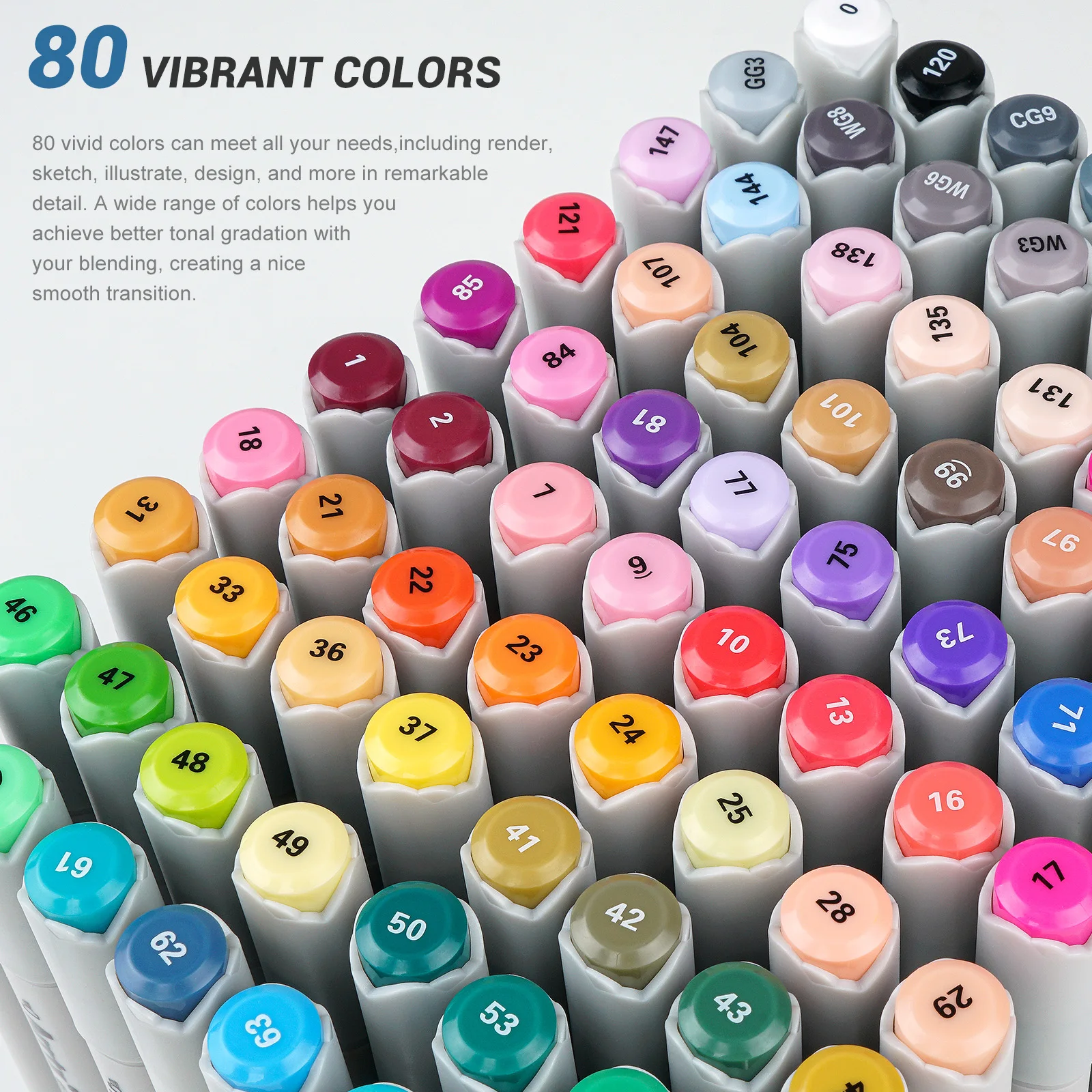Ceny Arrtx Oros 80 Zestaw Kolorów Alkoholu Mazak Końcówki Z Obu Stron Marker Do Rysowania Szkicowania Projektowanie Kart Dla Sztuki Dzieła Sztuki T