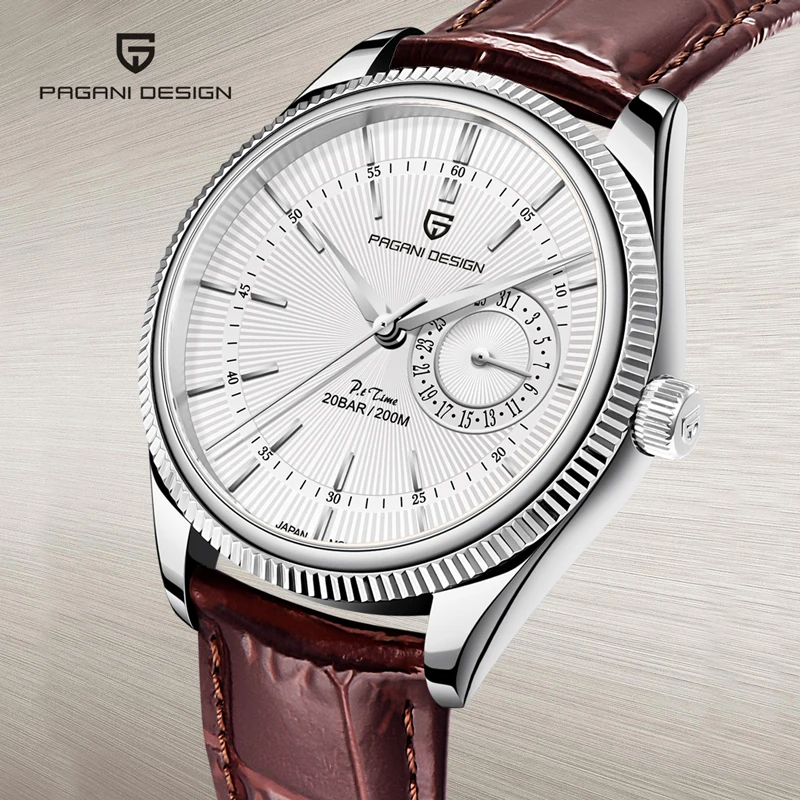 PAGANI DESIGN 2023 Men's Watches Automatic Watch Men Sapphire Quartz Wristwatches Chronograph 10Bar Waterproof Relogio Masculino