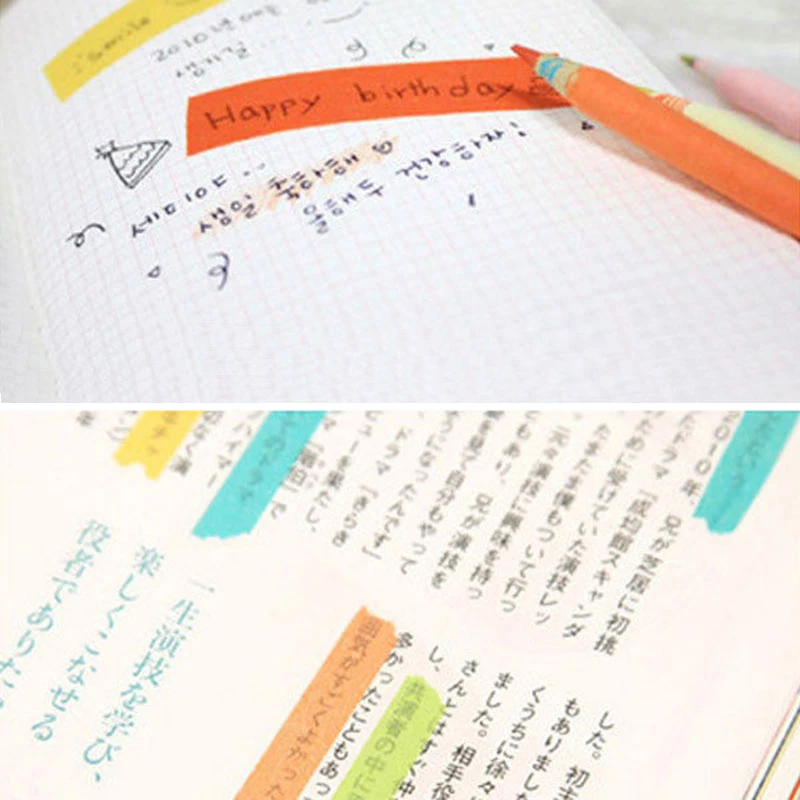 10 рулонов/комплект бумажная клейкая лента | Обустройство дома