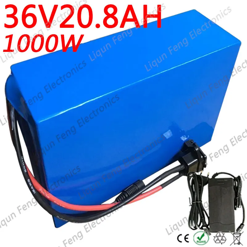 Горячая продажа 36В литиевая батарея 20ач для электрического велосипеда 1000 Вт