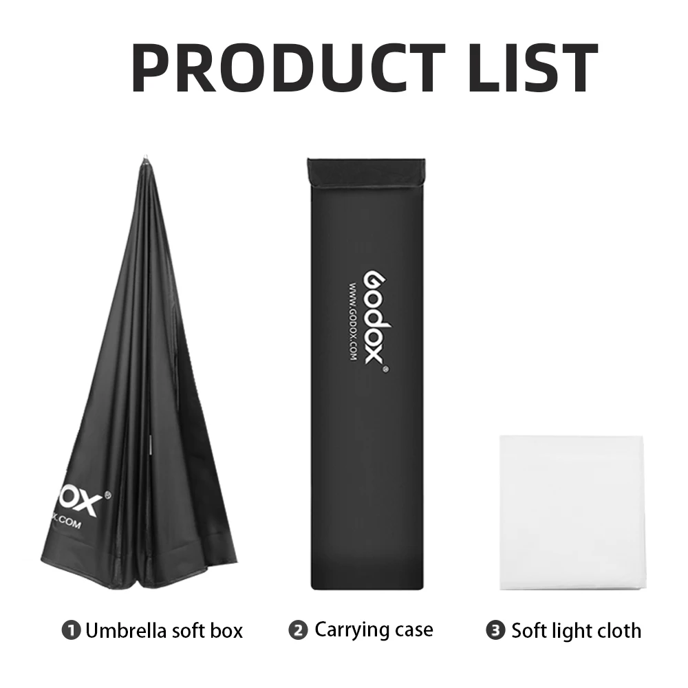 Софтбокс Godox светильник Quadrilateral зонт для фотосъемки аксессуары софтбокс