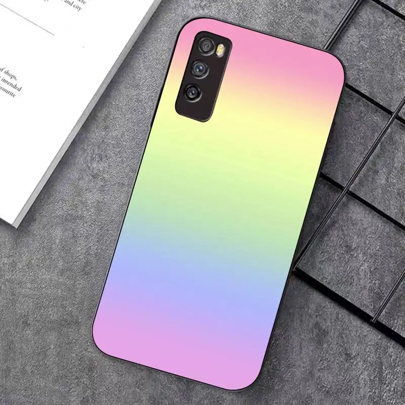 TOPLBPCS чехол для телефона с градиентным цветным изображением huawei nova 2 i plus 3i E 4 5i pro 6 SE