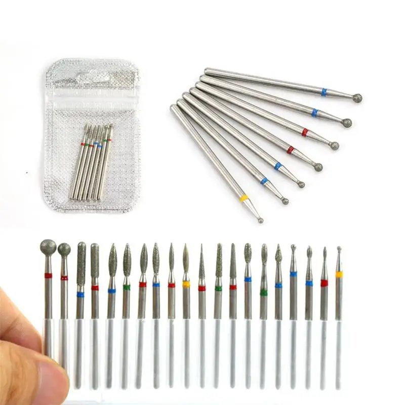 

TXD Tungsten steel drill bit rotating burr metal 7 sets diamond grinding head nail engraving drill bit