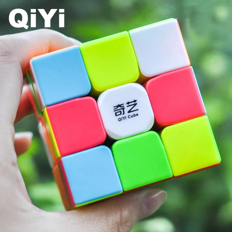 QIYI Cubo m&aacute;gico 2x2x2 3x3x3 4x4x4x4 Cubo m&aacute;gico calcoman&iacute;as profesionales y brillante de Color s&oacute;lido rompecabezas Speed Cubo juguetes para los ni&ntilde;os-5