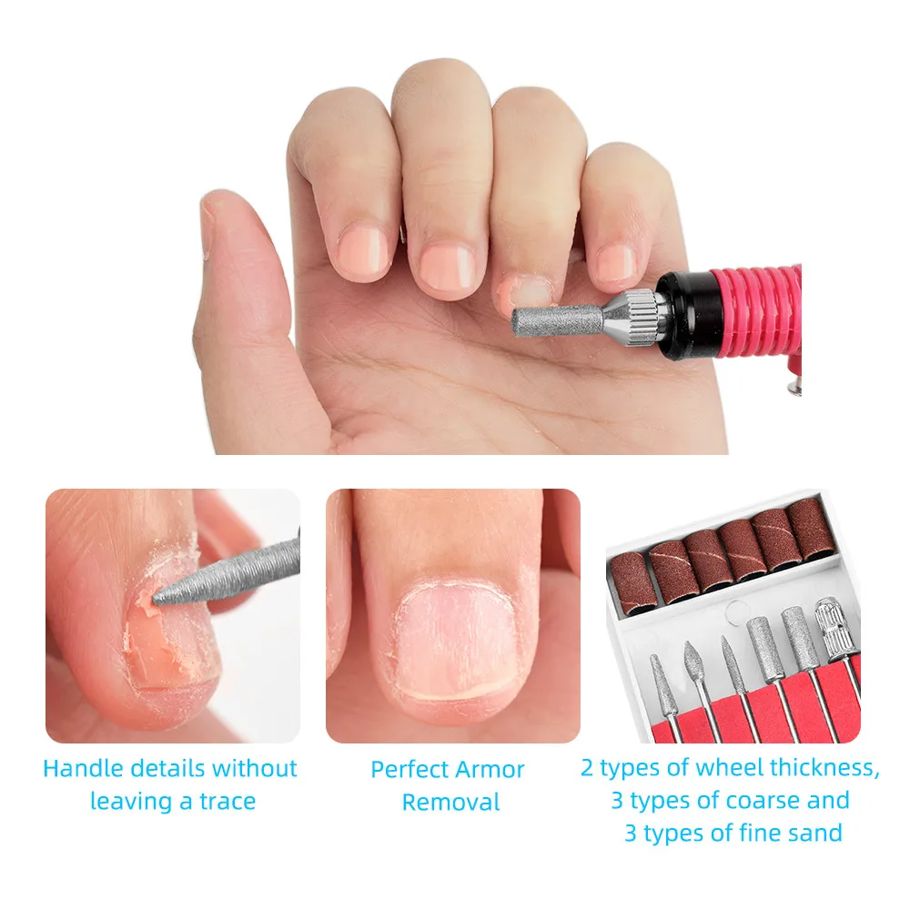 Машинка для маникюра ATOMUS электрическая с регулируемой скоростью 20000