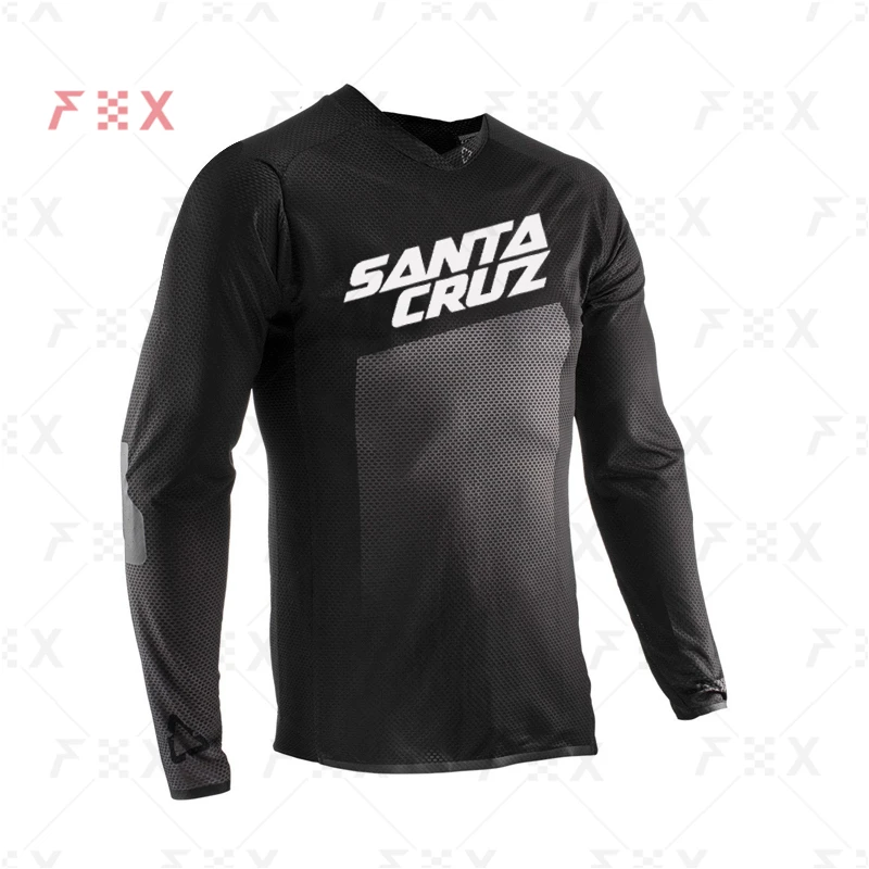 Горный велосипед Санта Круз Джерси мужские Горные рубашки для езды по бездорожью