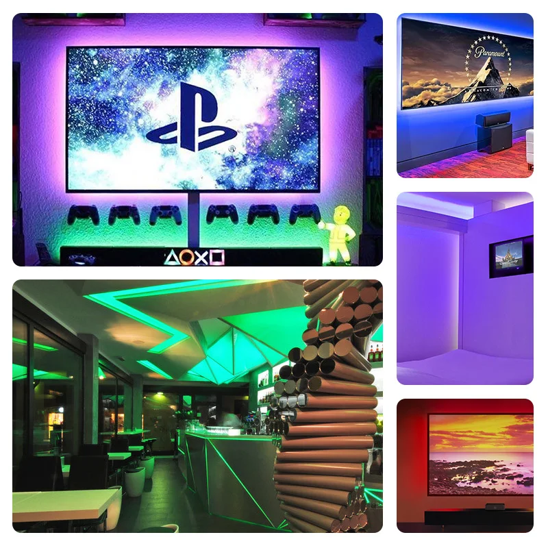 

Tape RGB Led Strips 12 V Volt SMD 2835 Waterproof Ledstrip 1M- 5M 10M 15M 20M Wifi 12V Led Strip Lights RGB Tape Remote Full Set