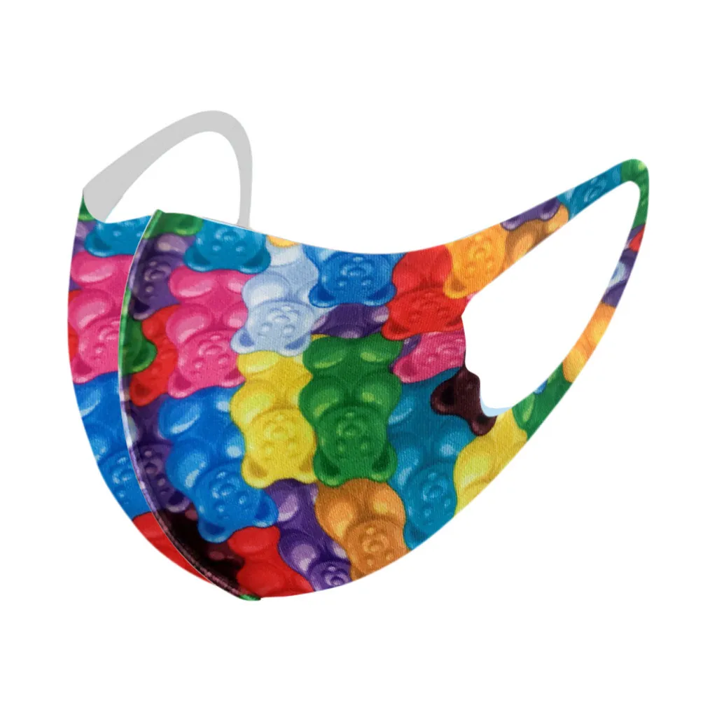

5pcs Children's Face Mask Washable Reusable Winter Caps Mouth Breathable Reutilizable Fabric Outdoor Soft Mask Mascarilla d5