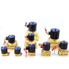 Электрический электромагнитный клапан, 14 дюйма, 38 дюйма, 12 дюйма, 34 дюйма, 1 дюйм, DN81015202550, нормально закрытый пневматический клапан для воды, масла, воздуха, 12 В, 24 В, 220 В, 110 В