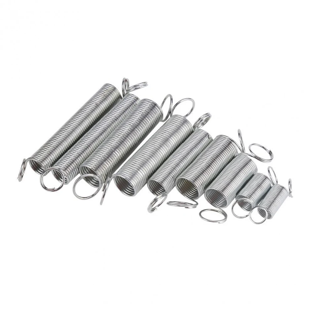 

200PCS Steel Spring Set Extension Springs Compression Springs Combination Assorted with Storage Box Portable Tool Set
