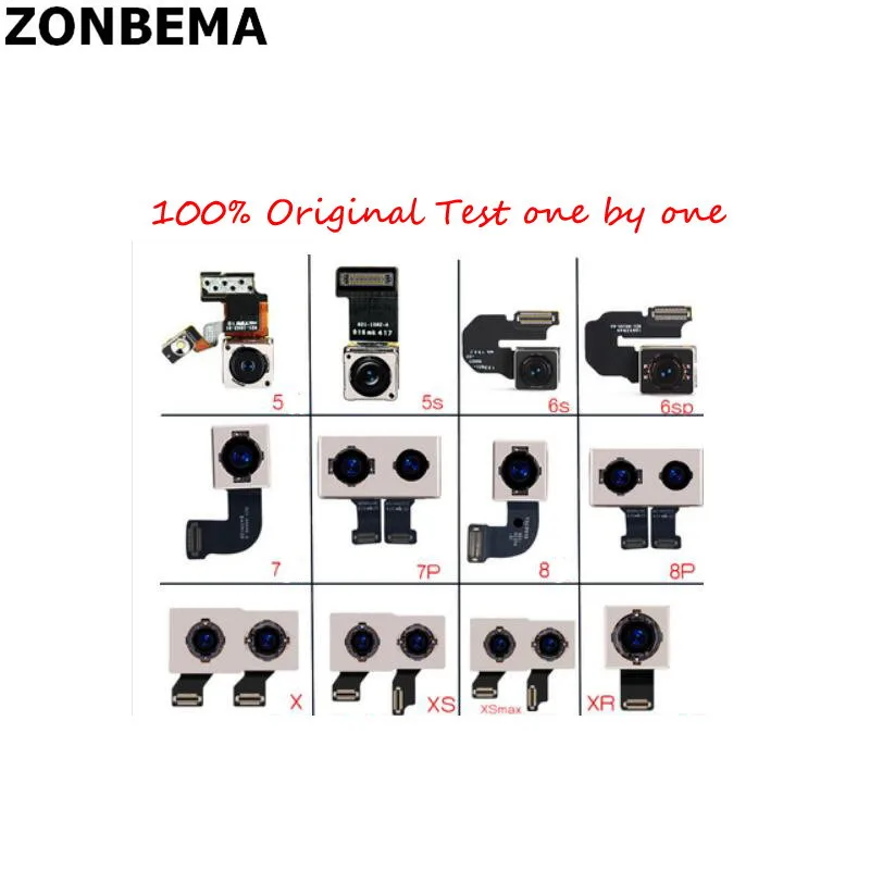Оригинальная 100% тестовая Рабочая задняя камера с модулем вспышки гибкий кабель
