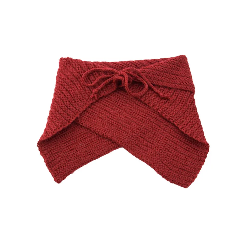 Новые модные однотонные шарфы ярких цветов для маленьких детей Хлопковые