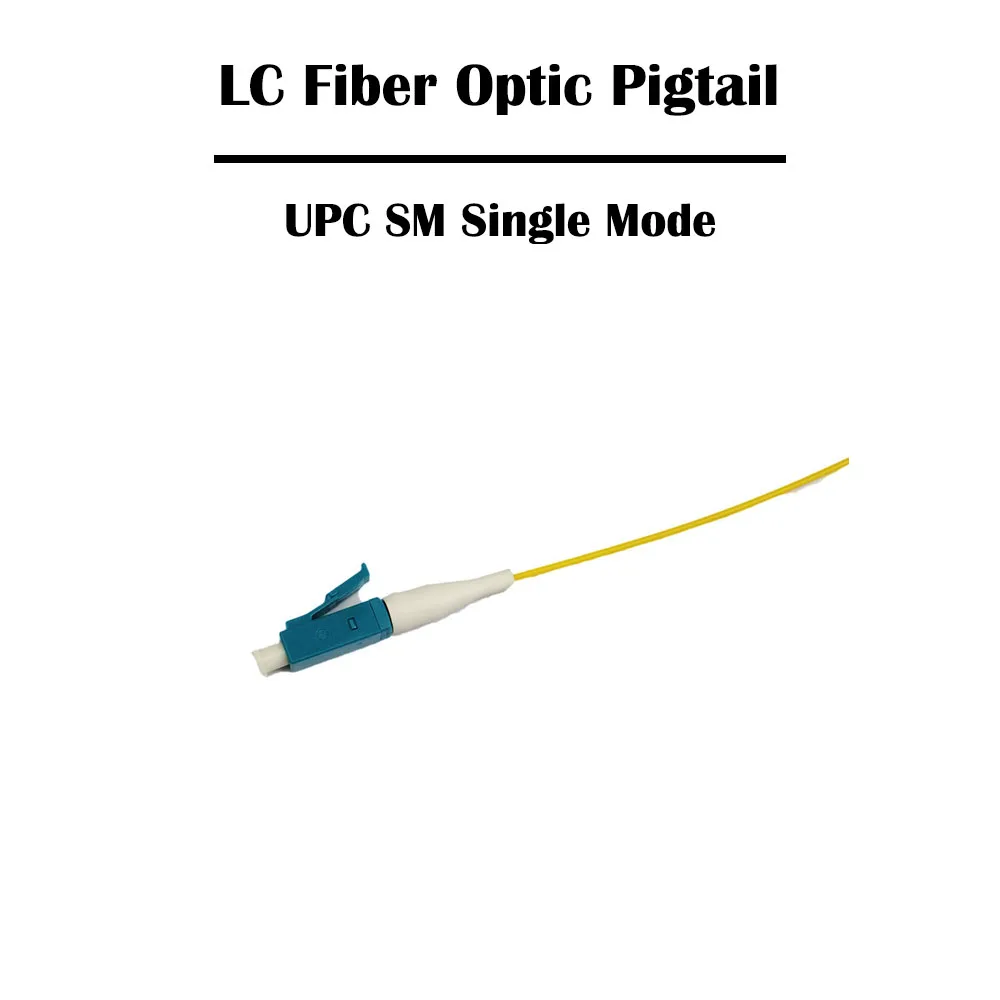 100 шт./лот 1 0 м LC UPC/APC SM одномодовый мм многомодовый волоконно-оптический Pigtail Simplex 9