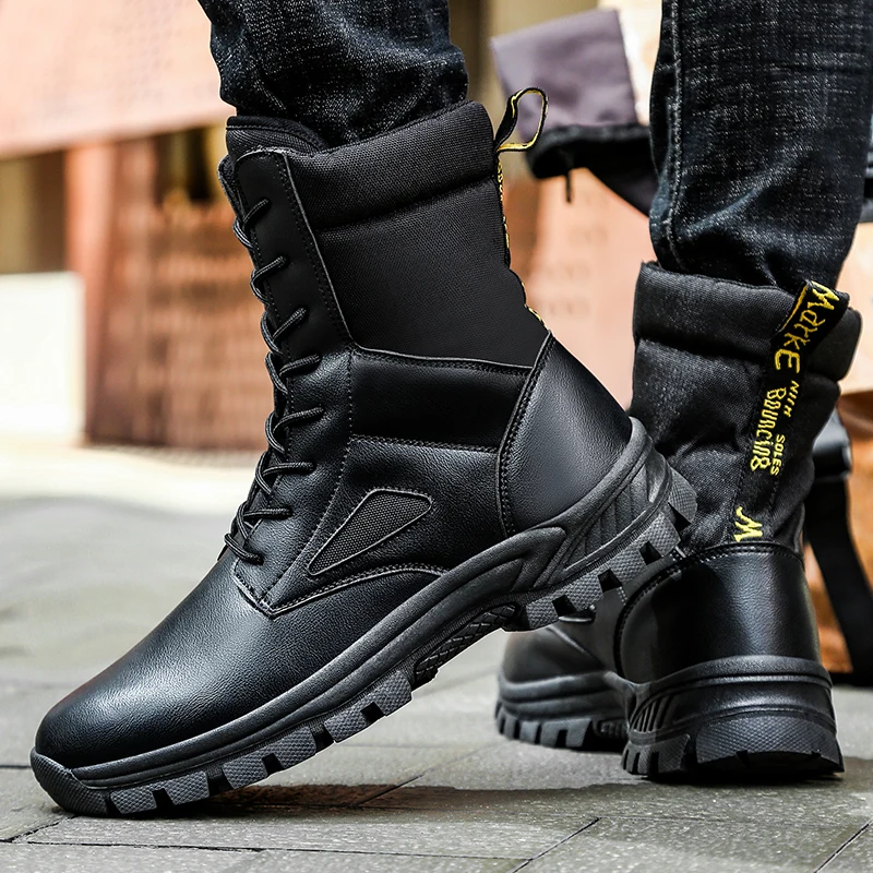 

The latest hot-selling men's hiking shoes winter outdoor hiking boots mountain sports boots cycling sports shoes hunting boots