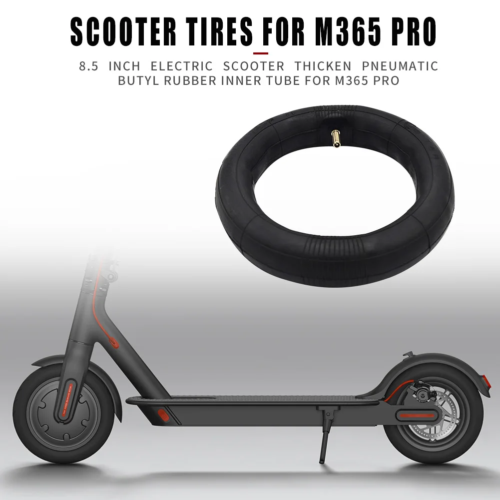 

2pcs Electric Scooter Rubber Inner Tires Pneumatic 8.5 inch Skateboard Wheel Tyres Inflatable Inner Tube for Xiaomi M365