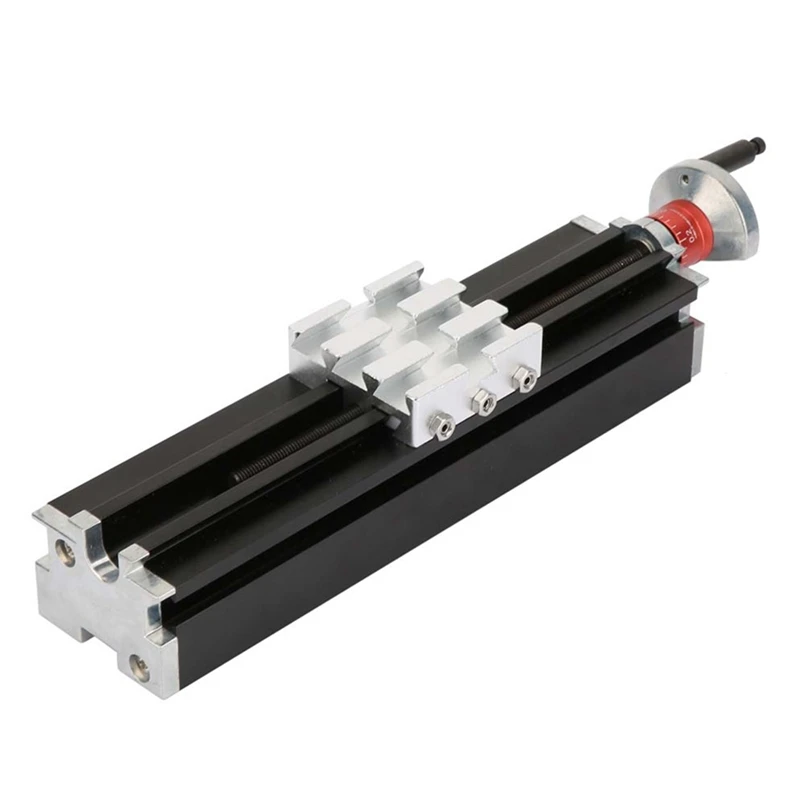 

200mm Metal Cross Slide Longitudinal Slide Block Z010M for Lathe Feeding Relieving Axes X/Y/Z Woodworking