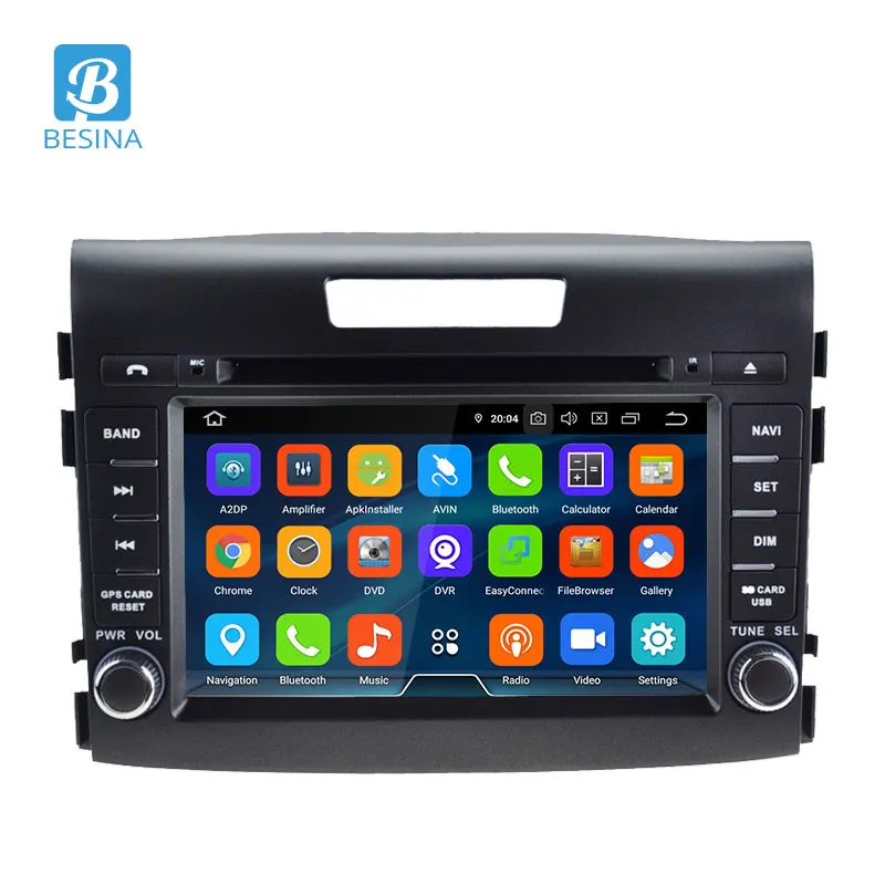 Автомобильный мультимедийный плеер Besina Android 10 0 2 Din Радио для Honda CRV CR V 2012 2013 2014 GPS Navi